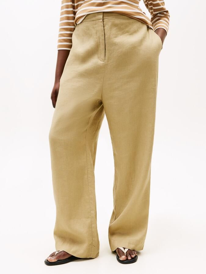 Tommy Hilfiger Curve Linnen broek CRV ESS LINEN TAILORED STRT PANT - Foto 5