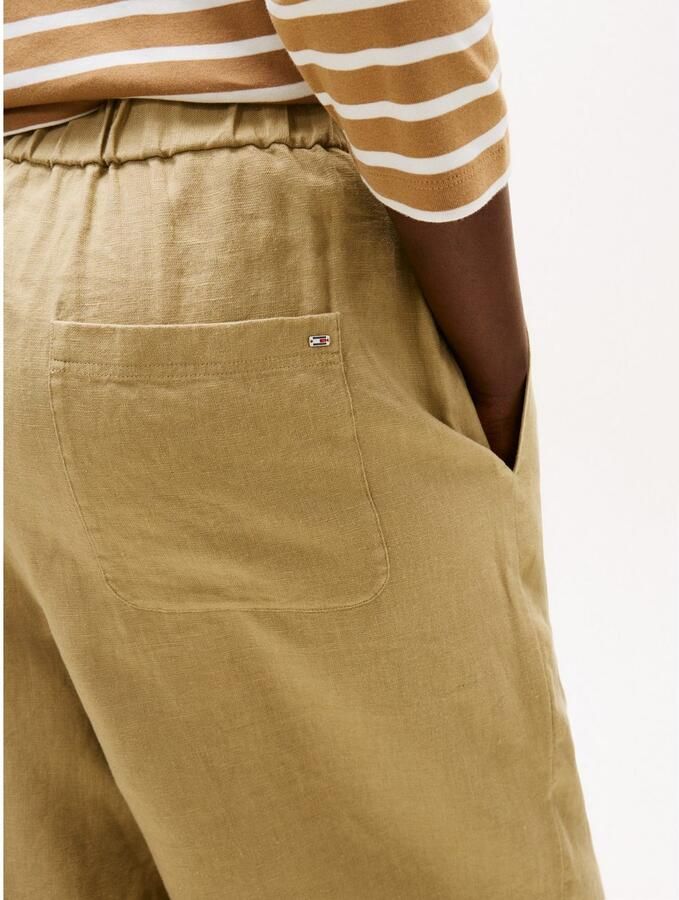 Tommy Hilfiger Curve Linnen broek CRV ESS LINEN TAILORED STRT PANT