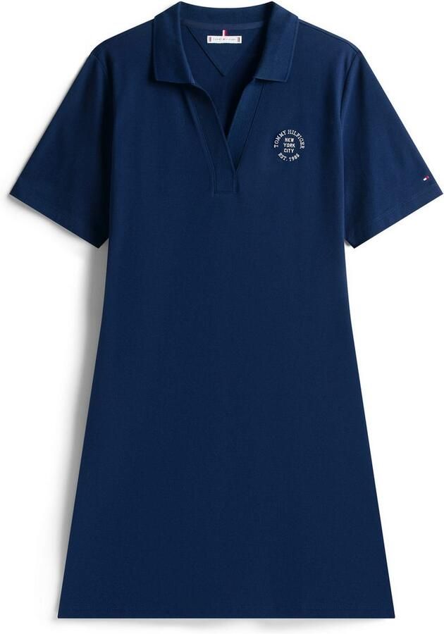 Tommy Hilfiger Curve Polojurk CRV OPEN-NK STAMP REG POLO DRESS - Foto 3