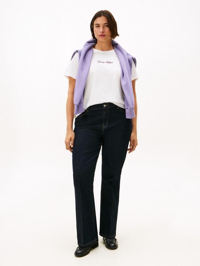 Tommy Hilfiger Curve Shirt met korte mouwen CRV CLASSIC SCRIPT REG SS TEE - Foto 2