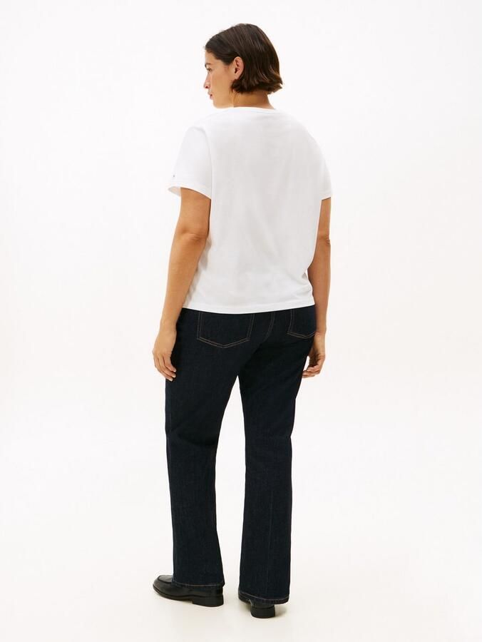 Tommy Hilfiger Curve Shirt met korte mouwen CRV CLASSIC SCRIPT REG SS TEE - Foto 3