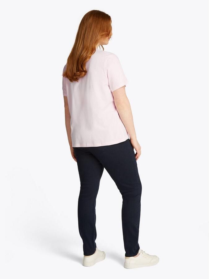 Tommy Hilfiger Curve Shirt met ronde hals CRV REG SCRIPT C-NK TEE SS - Foto 5