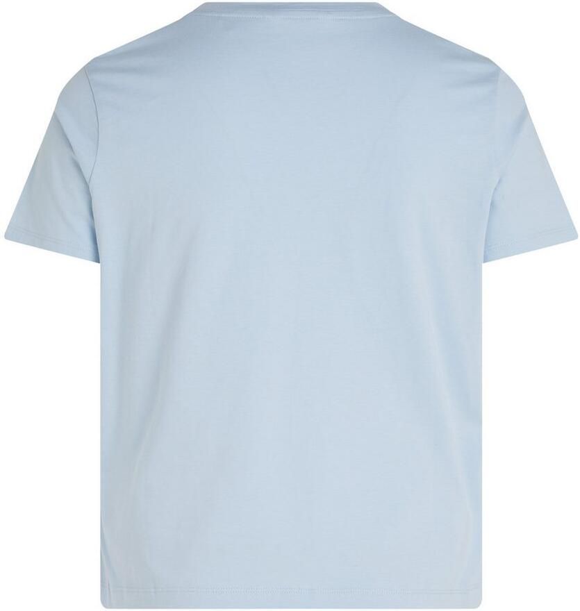 Tommy Hilfiger Curve Shirt met ronde hals CRV REG SCRIPT C-NK TEE SS