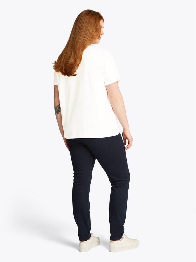 Tommy Hilfiger Curve Shirt met ronde hals CRV REG SCRIPT C-NK TEE SS - Foto 5