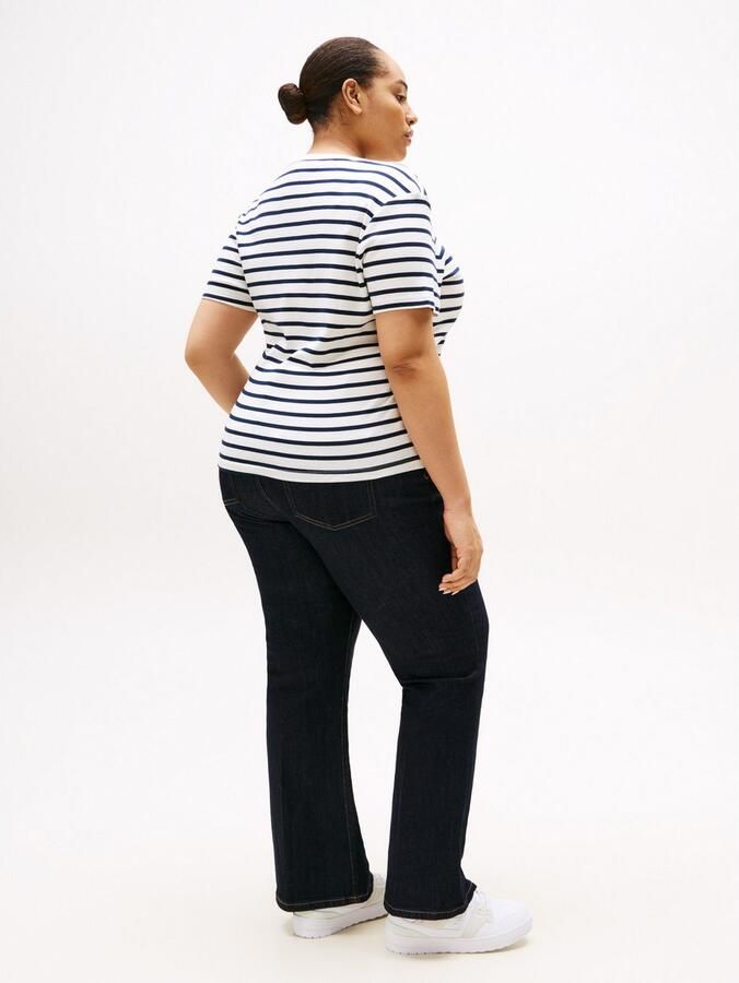 Tommy Hilfiger Curve Shirt met V-hals CRV SLIM CODY V-NK SS - Foto 3