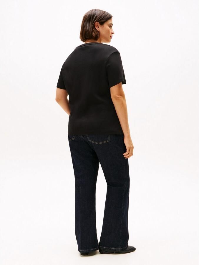 Tommy Hilfiger Curve Shirt met V-hals CRV SLIM CODY V-NK SS - Foto 3