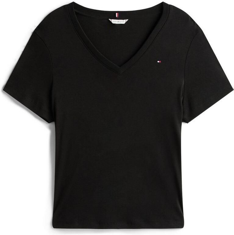 Tommy Hilfiger Curve Shirt met V-hals CRV SLIM CODY V-NK SS - Foto 4