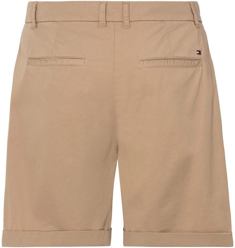 Tommy Hilfiger Curve Short CRV CO BLEND GMD CHINO SHORT in grote maten chino kwaliteit logoborduursel