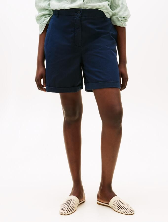 Tommy Hilfiger Curve Short CRV CO BLEND GMD CHINO SHORT in grote maten chino kwaliteit logoborduursel - Foto 5