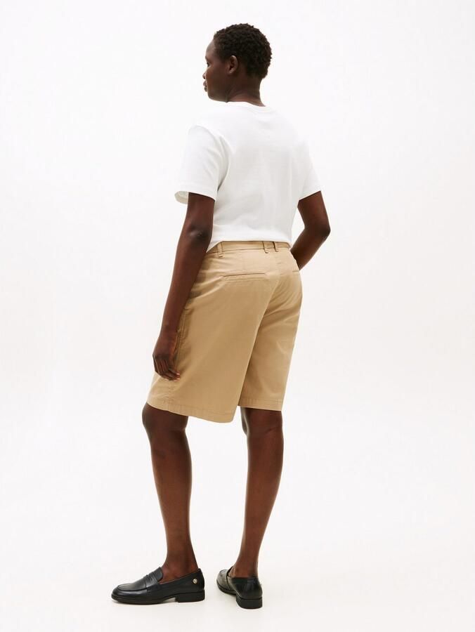 Tommy Hilfiger Curve Short CRV CO BLEND GMD CHINO SHORT in grote maten chino kwaliteit logoborduursel - Foto 3