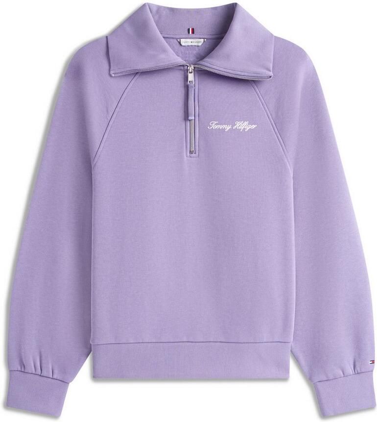 Tommy Hilfiger Curve Sweatshirt CRV CLASSIC SCRIPT FLEECE 1 2ZIP