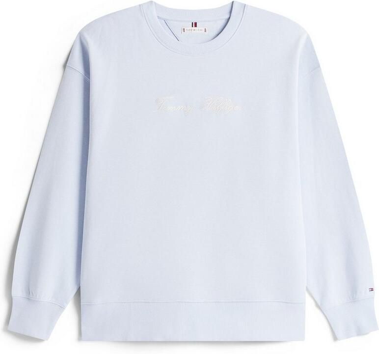 Tommy Hilfiger Curve Sweatshirt CRV SCRIPT REG PIQUE SWTSHRT - Foto 3