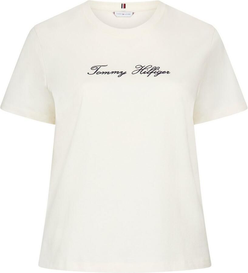 Tommy Hilfiger Curve T-shirt CRV SCRIPT REG C-NK SS T-SHIRT - Foto 2
