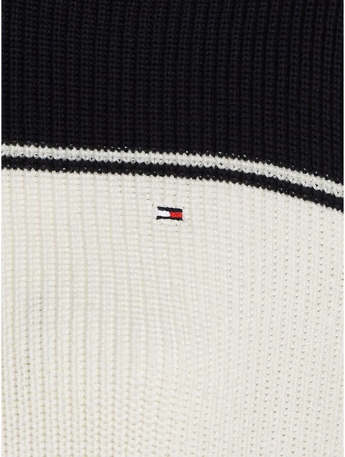 Tommy Hilfiger Curve Trui met ronde hals CRV CO CARDI STITCH C-NK SWT - Foto 4
