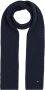 Tommy Hilfiger Blauwe Herensjaal met Logoborduursel Blue Heren - Thumbnail 1