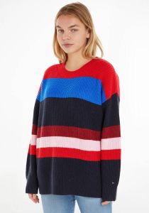 Tommy Hilfiger Gebreide pullover in colour-blocking-design model 'VIBRANT STRIPE'