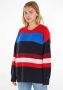 Tommy Hilfiger Gebreide pullover in colour-blocking-design model 'VIBRANT STRIPE' - Thumbnail 1