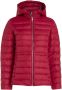 Tommy Hilfiger Korte dames pufferjas met trekkoord in de taille Red Dames - Thumbnail 1