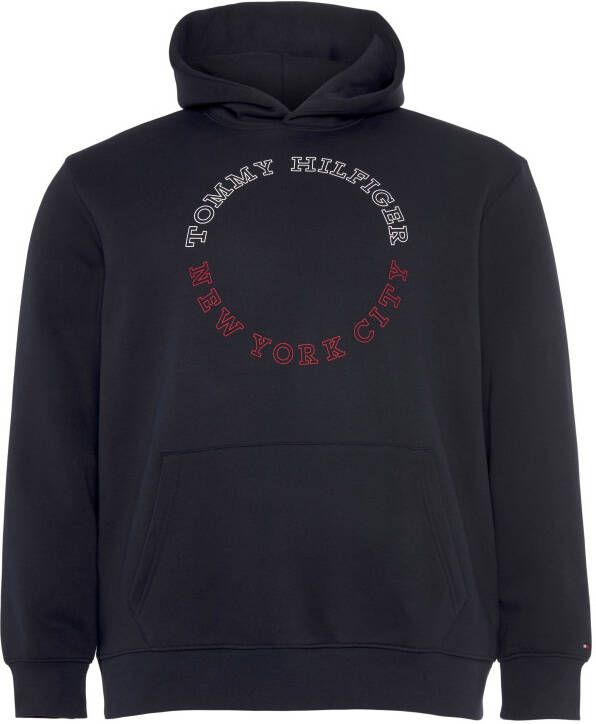 Tommy Hilfiger Big & Tall hoodie Plus Size met printopdruk desert sky