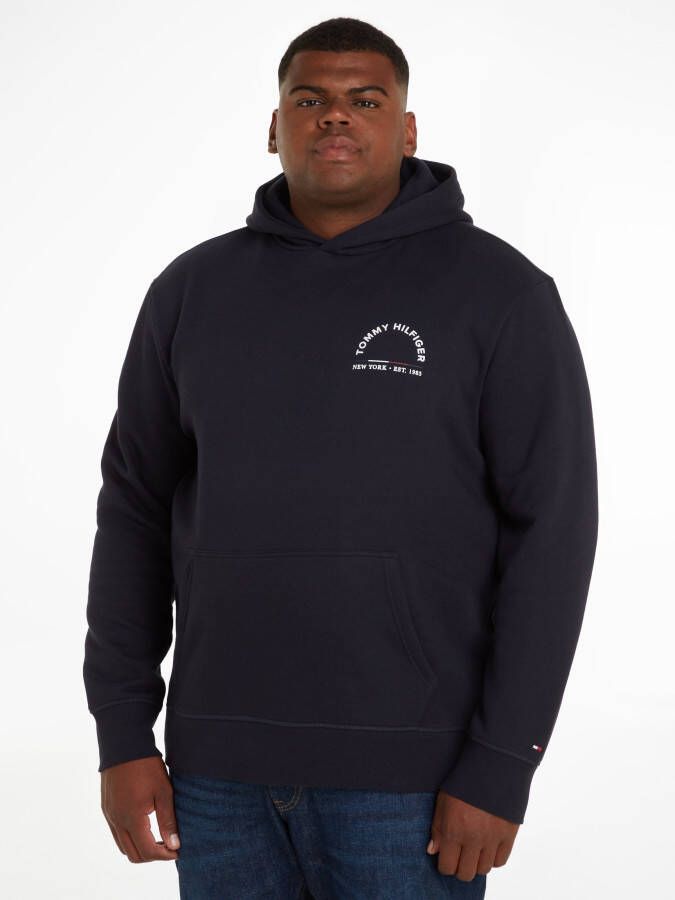Tommy Hilfiger Big & Tall PLUS SIZE hoodie met labelprint model 'SHADOW'