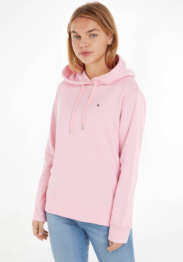 Tommy Hilfiger Dames sweatshirt met geborduurd mini-logo op de borst Pink Dames