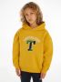 Tommy Hilfiger hoodie T VARSITY met logo goudgeel Sweater Logo 140 - Thumbnail 3
