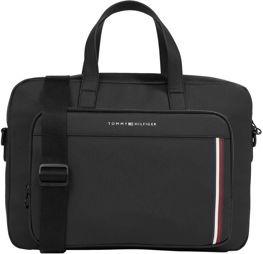Tommy Hilfiger Messenger Bag TH PIQUE PU SLIM COMPUTER BAG