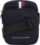 Tommy Hilfiger Blauwe Verstelbare Schoudertas met Rits Blue Heren - Thumbnail 1