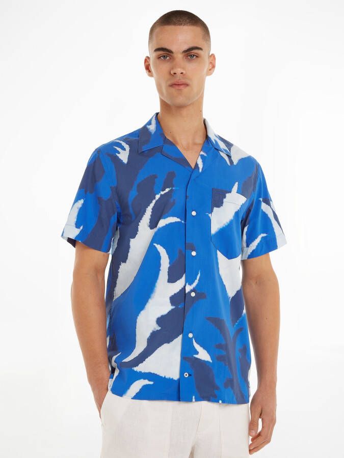 Tommy Hilfiger Overhemd met korte mouwen FLOWER PRINT RF SHIRT S S