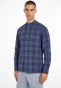 Tommy Hilfiger Overhemd met lange mouwen LINEN INDIGO CHECK RF SHIRT in geruite look