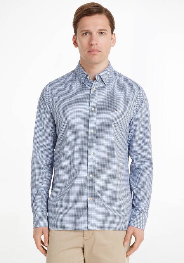 Tommy Hilfiger Overhemd met lange mouwen NATURAL SOFT MINI CHECK SF SHIRT