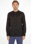 Tommy Hilfiger Overhemd met lange mouwen NATURAL SOFT SOLID MAO RF SHIRT met merkrand binnenin de mouwopening - Thumbnail 1
