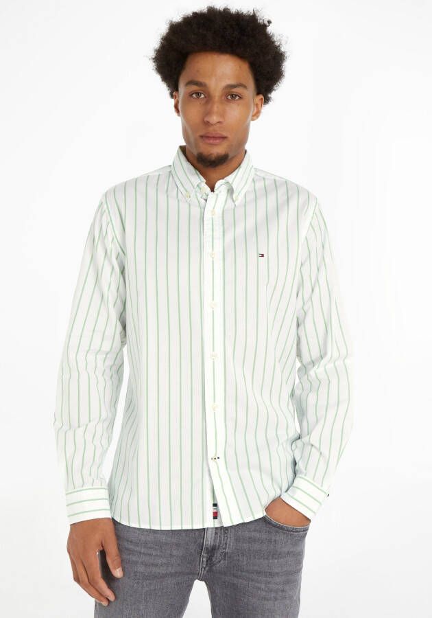 Tommy Hilfiger Overhemd met lange mouwen NATURAL SOFT STRIPE RF SHIRT