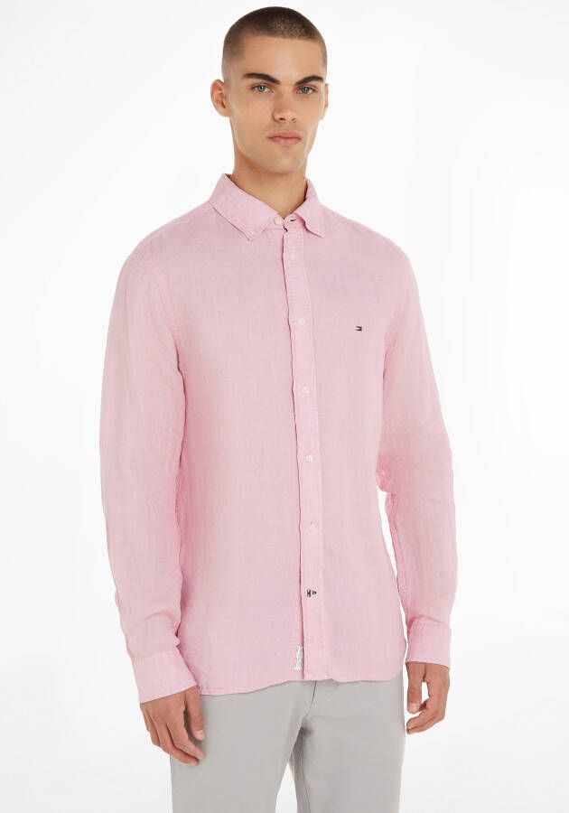 Tommy Hilfiger Overhemd met lange mouwen PIGMENT DYED LI SOLID RF SHIRT