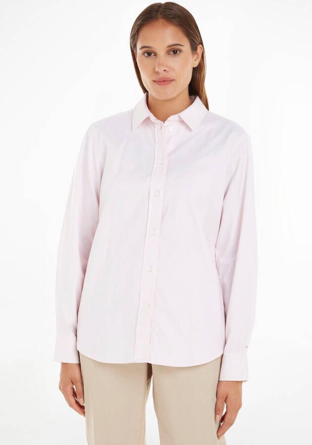 Tommy Hilfiger Overhemdblouse OXFORD RELAXED SHIRT LS in veelzijdige basic-look