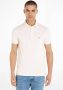 Tommy Hilfiger slim fit polo 1985 met biologisch katoen weathered white - Thumbnail 4