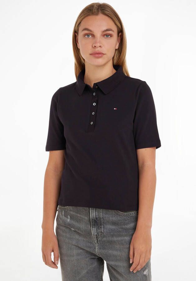 Tommy Hilfiger Poloshirt met labelstitching model 'REG PIQUE'