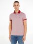 Tommy Hilfiger Poloshirt MOULINE TIPPED SLIM POLO - Thumbnail 2