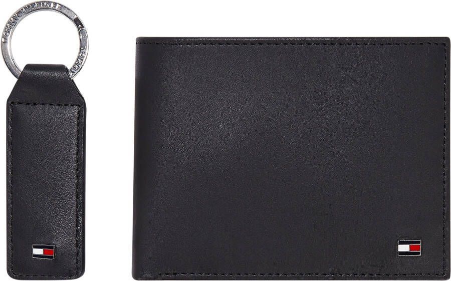 Tommy Hilfiger Leren Muntzak Sleutelhanger Herfst Winter Collectie Black Heren