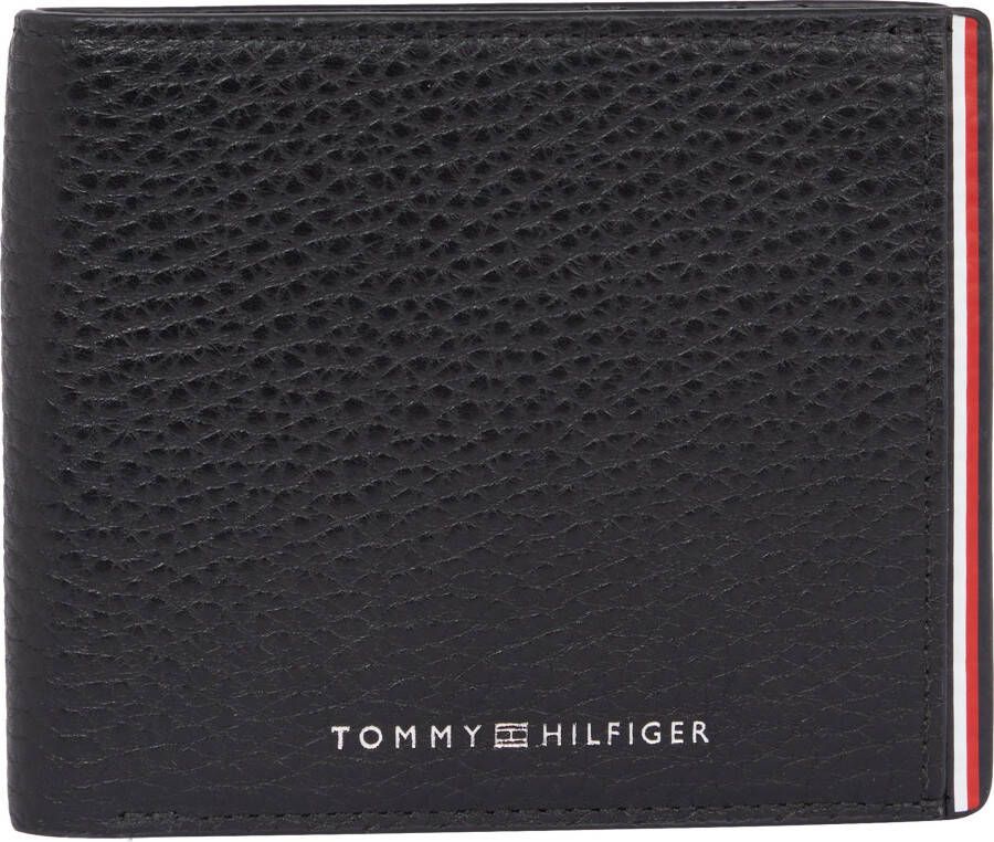Tommy Hilfiger Heren Portemonnee Zwart Bifold Munt Kaart Black Heren