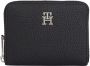 Tommy Hilfiger Elegante Zwarte Portemonnee voor Vrouwen Black Dames - Thumbnail 1
