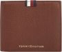 Tommy Hilfiger Bruine Herenportemonnee met Meerdere Compartimenten Brown Heren - Thumbnail 1