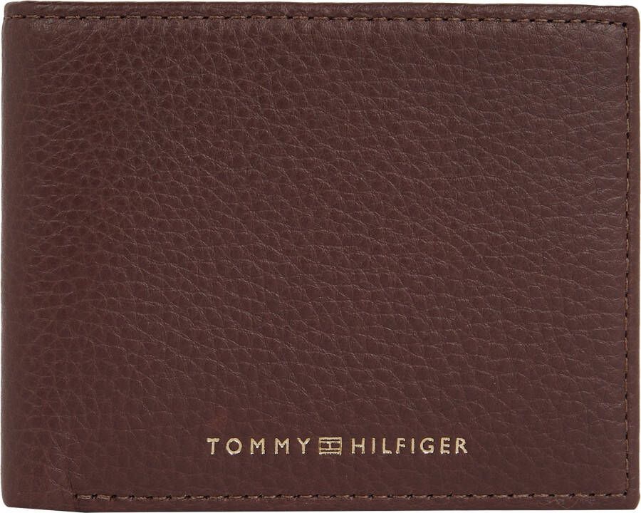Tommy Hilfiger Heren Bruine Portemonnee met Kaartsleuven Brown Heren