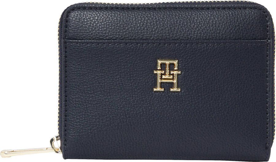 Tommy Hilfiger Blauwe Polyester Portemonnee met Meerdere Compartimenten Blauw Dames