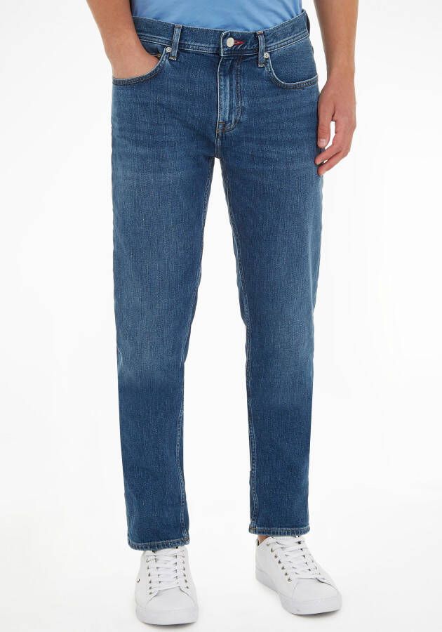Tommy Hilfiger Straight fit jeans met labelpatch model 'DENTON'