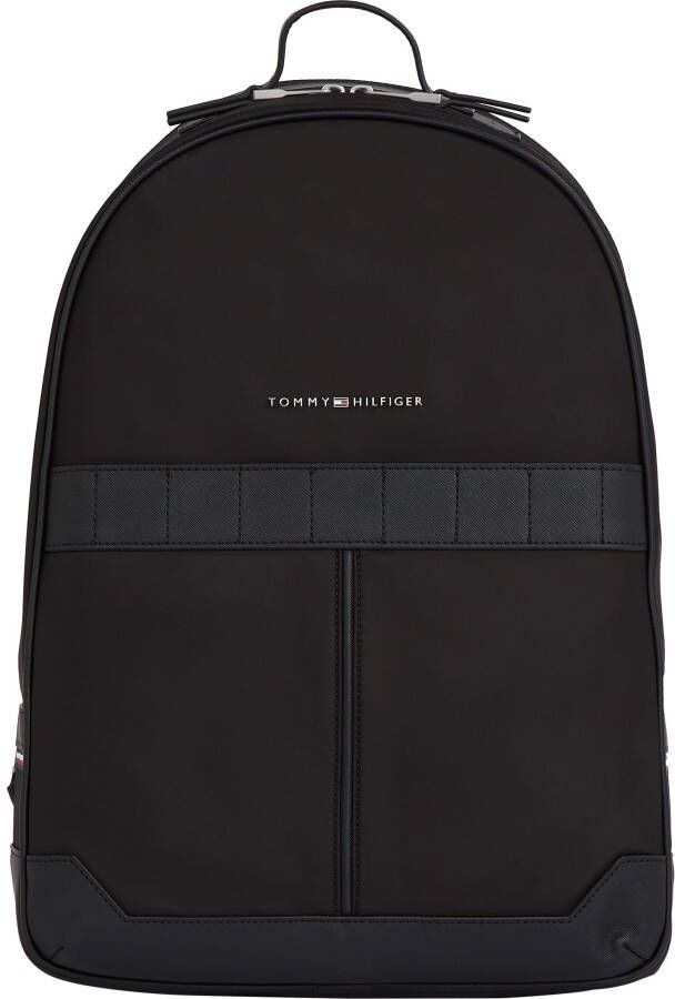 Tommy Hilfiger Rugzak TH ELEVATED NYLON BACKPACK met een beklede rug en draagriemen