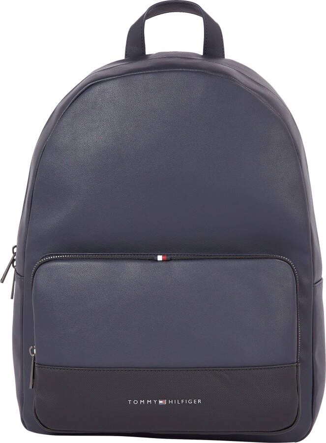 Tommy Hilfiger Rugzak Polyethyleen rugzak met Lap-top compartiment en logoprint