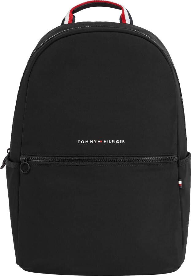 Tommy Hilfiger Rugzak Polyester rugzak met laptopvak en contrasterende details