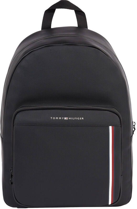 Tommy Hilfiger Zwarte Pique Rugzak Black Heren