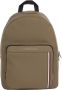 Tommy Hilfiger Groene Laptop Rugzak met Verstelbare Banden Green Heren - Thumbnail 1